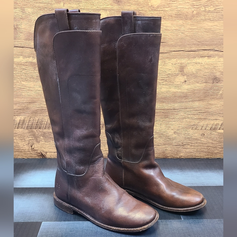Frye Paige Tall Riding Boots - Picture 2 of 9